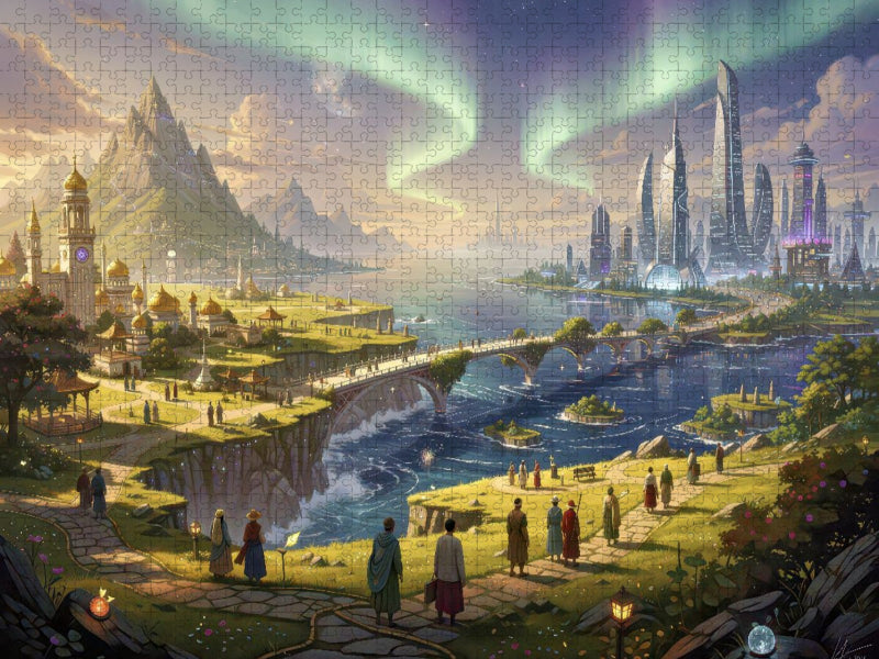 Zwischen Schlaf und Sternenlicht. - CALVENDO Foto-Puzzle'