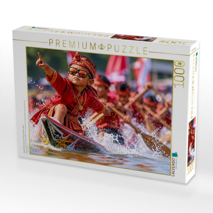 Coole Performance am Bug von Pacu Jalur - CALVENDO Foto-Puzzle'