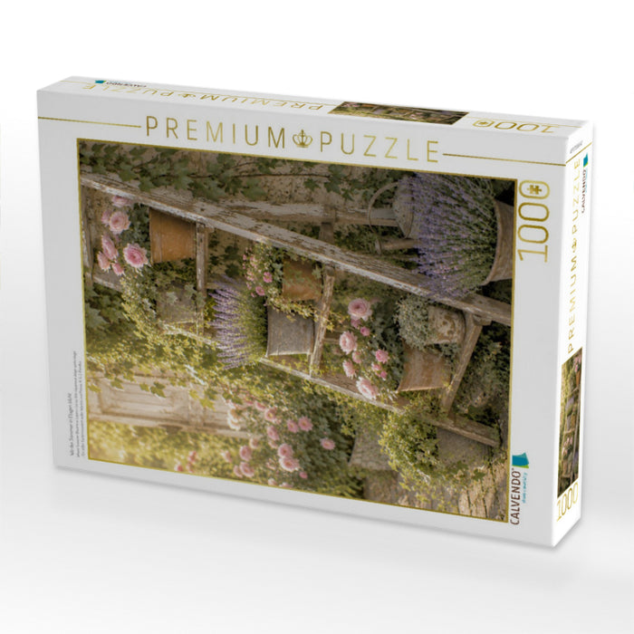Wo der Sommer in Etagen blüht - CALVENDO Foto-Puzzle'