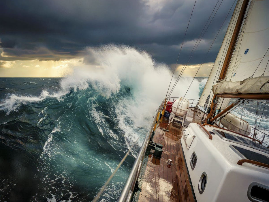 Segeln, das Spuren nur im Herzen hinterlässt. - CALVENDO Foto-Puzzle'
