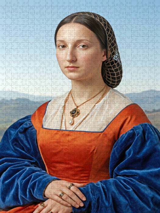 Bildnis der Maddalena Doni - CALVENDO Foto-Puzzle'