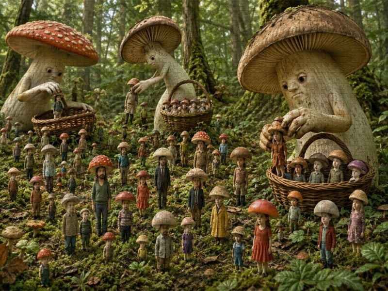 Pilzfarm - CALVENDO Foto-Puzzle'