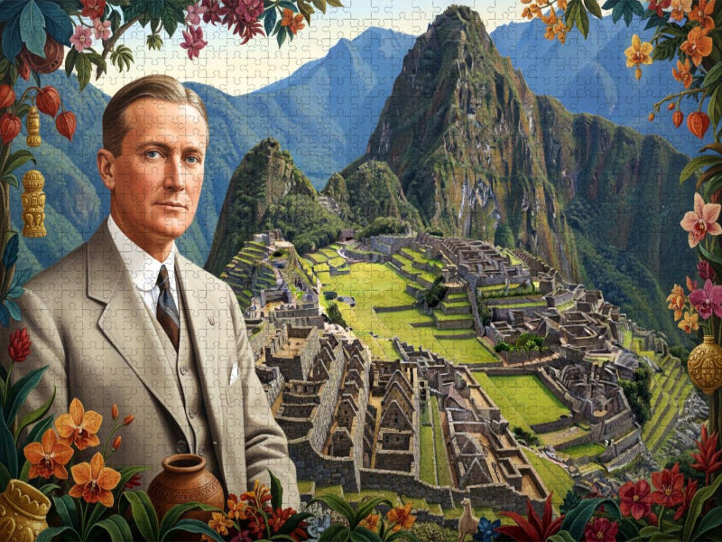 Hiram Bingham III (1875–1956), Archäologe, entdeckte Machu Picchu - CALVENDO Foto-Puzzle'