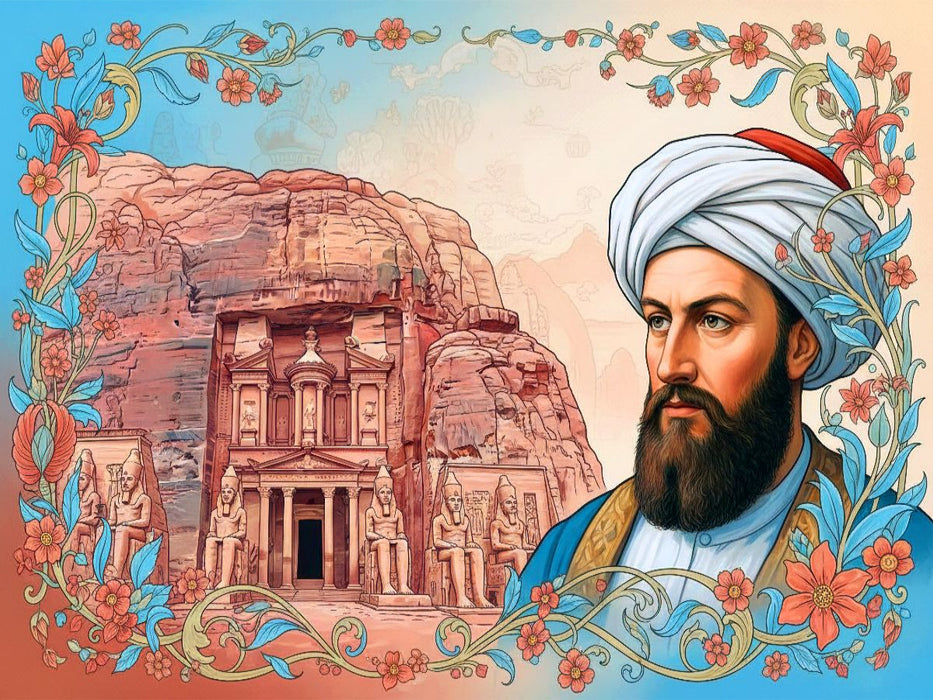 Johann Ludwig Burckhardt (1784–1817), Archäologe, entdeckte Petra, reiste als Scheich Ibrahim - CALVENDO Foto-Puzzle'