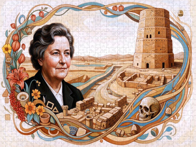 Kathleen Kenyon (1906–1978), Archäologin, entdeckte und erforschte Jericho - CALVENDO Foto-Puzzle'