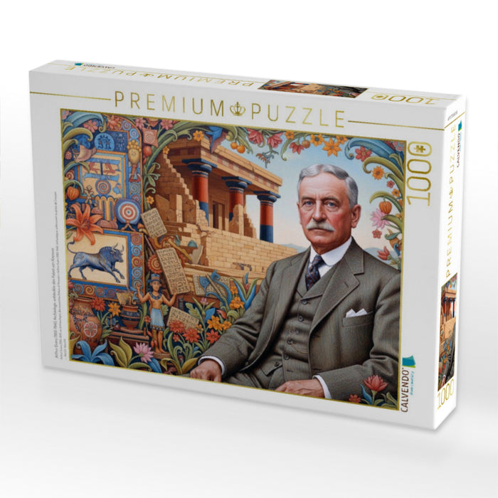 Arthur Evans (1851–1941), Archäologe, entdeckte den Palast von Knossos - CALVENDO Foto-Puzzle'