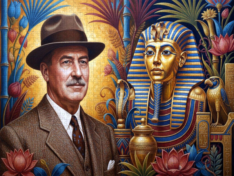 Howard Carter (1874–1939), Archäologe, entdeckte das Grab des Tutanchamun - CALVENDO Foto-Puzzle'