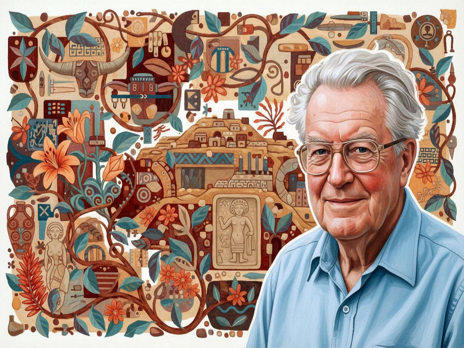 James Mellaart (1925–2012), Archäologe, entdeckte Çatalhöyük - CALVENDO Foto-Puzzle'