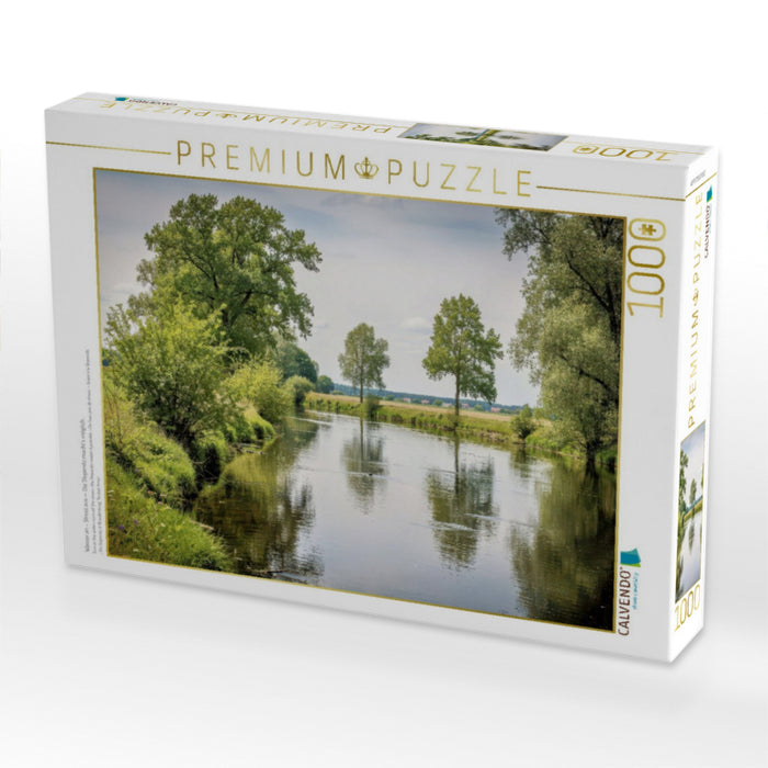Wasser an – Stress aus — Die Stepenitz macht’s möglich. - CALVENDO Foto-Puzzle'