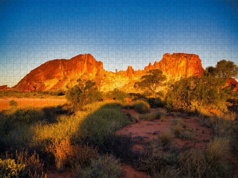 Colored Canyon: leuchtende Felswände im goldenen Licht des Abends - CALVENDO Foto-Puzzle'