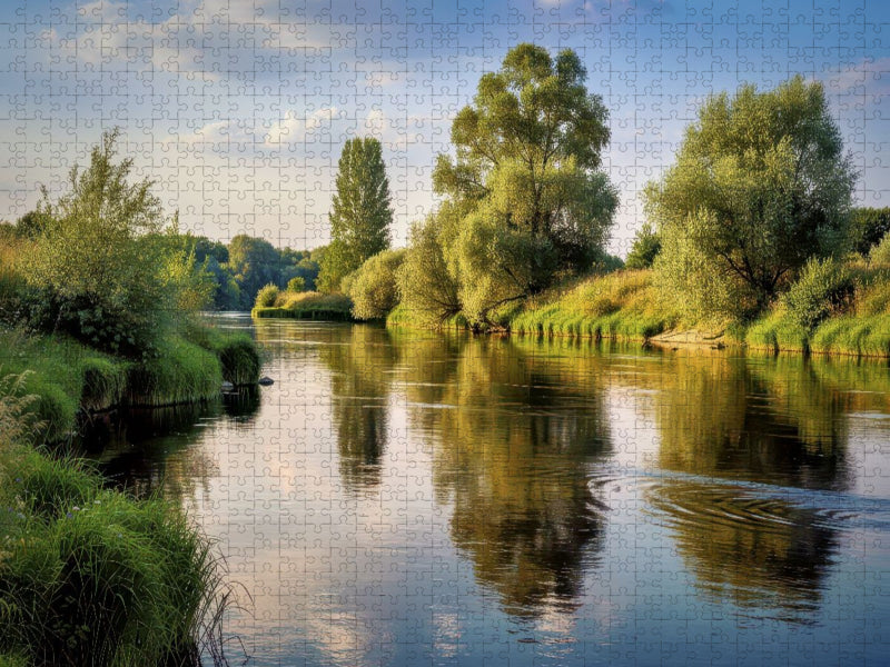 Brandenburgs Chill‑Fluss. - CALVENDO Foto-Puzzle'