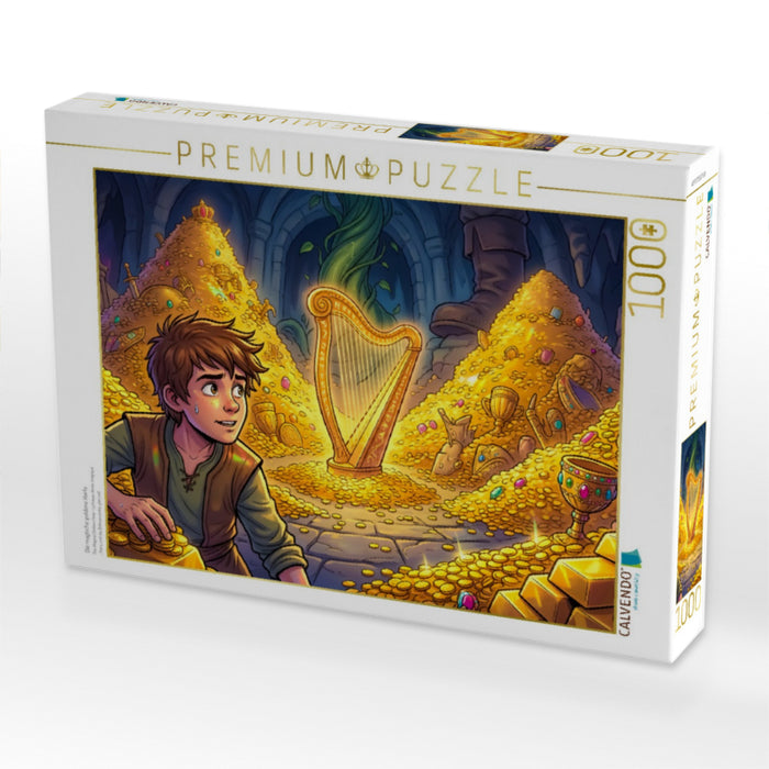 Die magische goldene Harfe - CALVENDO Foto-Puzzle'