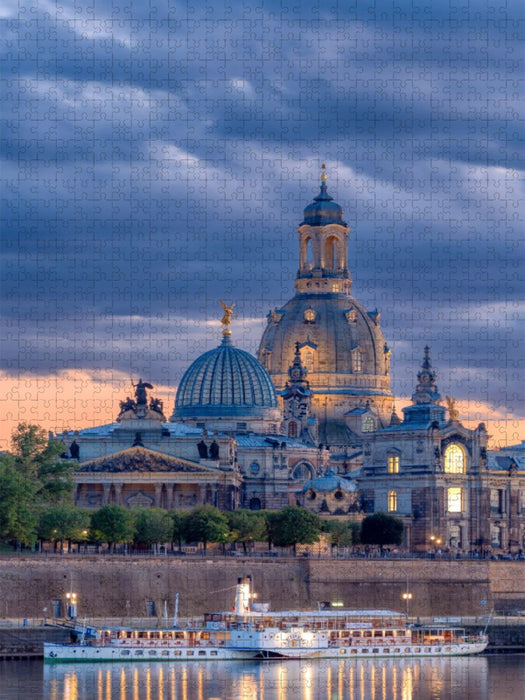 Dresdner Frauenkirche - CALVENDO Foto-Puzzle'