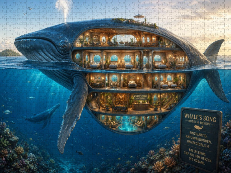 Whales Song Resort - CALVENDO Foto-Puzzle'