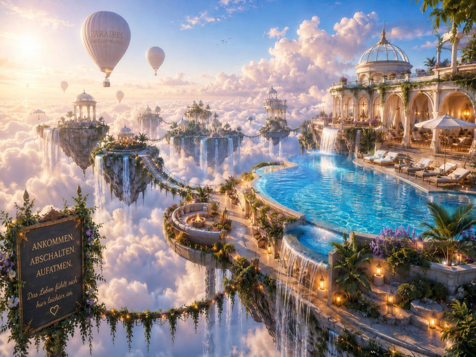 Wolken Resort - CALVENDO Foto-Puzzle'