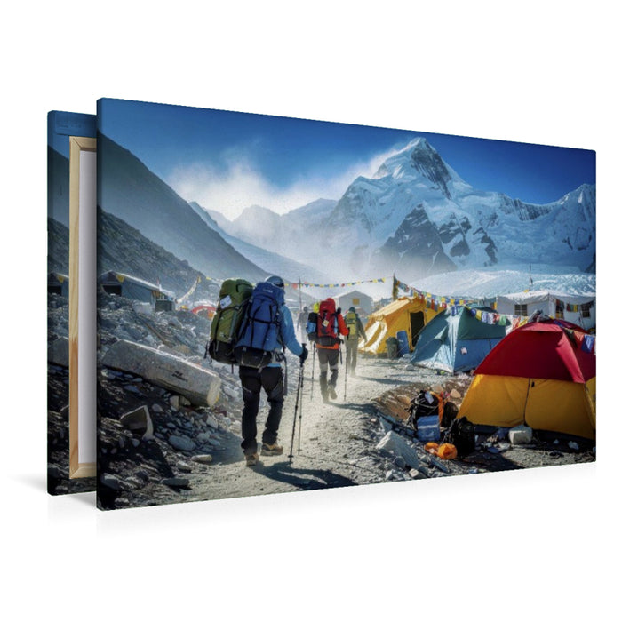 Premium Textil-Leinwand Die letzte große Herausforderung.