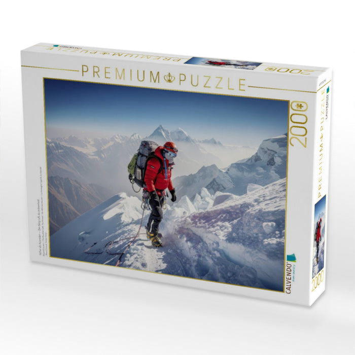 Höher als Ausreden — Der Berg ruft, du antwortest. - CALVENDO Foto-Puzzle'