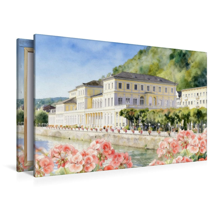 Premium Textil-Leinwand Kurhauszentrum in Bad Ems