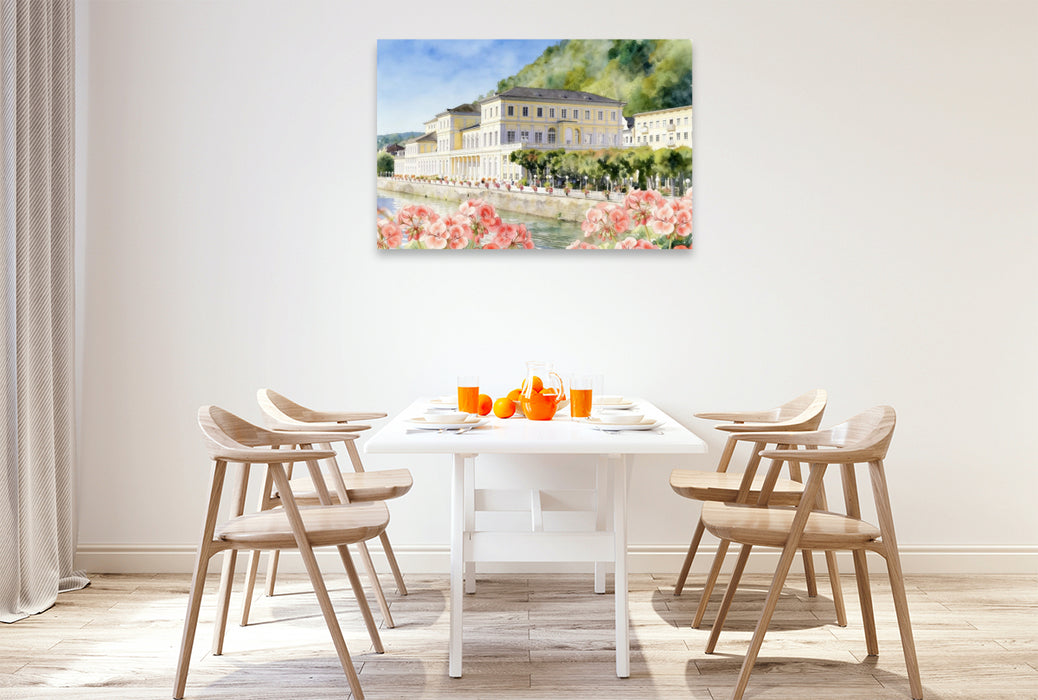 Premium Textil-Leinwand Kurhauszentrum in Bad Ems