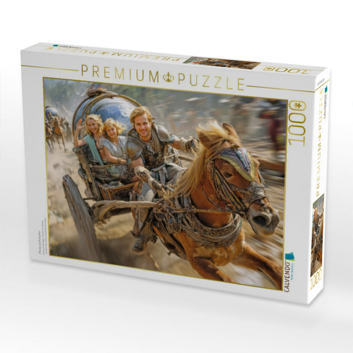 Pferde und Kutschen - CALVENDO Foto-Puzzle'