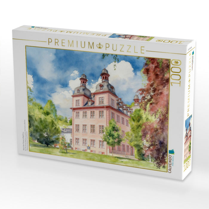 Haus Vier Türme in Bad Ems - CALVENDO Foto-Puzzle'