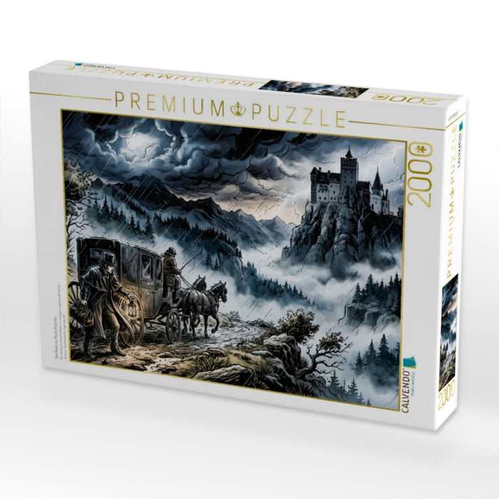 Die Reise ins Reich Draculas - CALVENDO Foto-Puzzle'