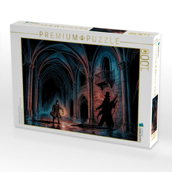 Ein Gast im Schloss der Finsternis - CALVENDO Foto-Puzzle'