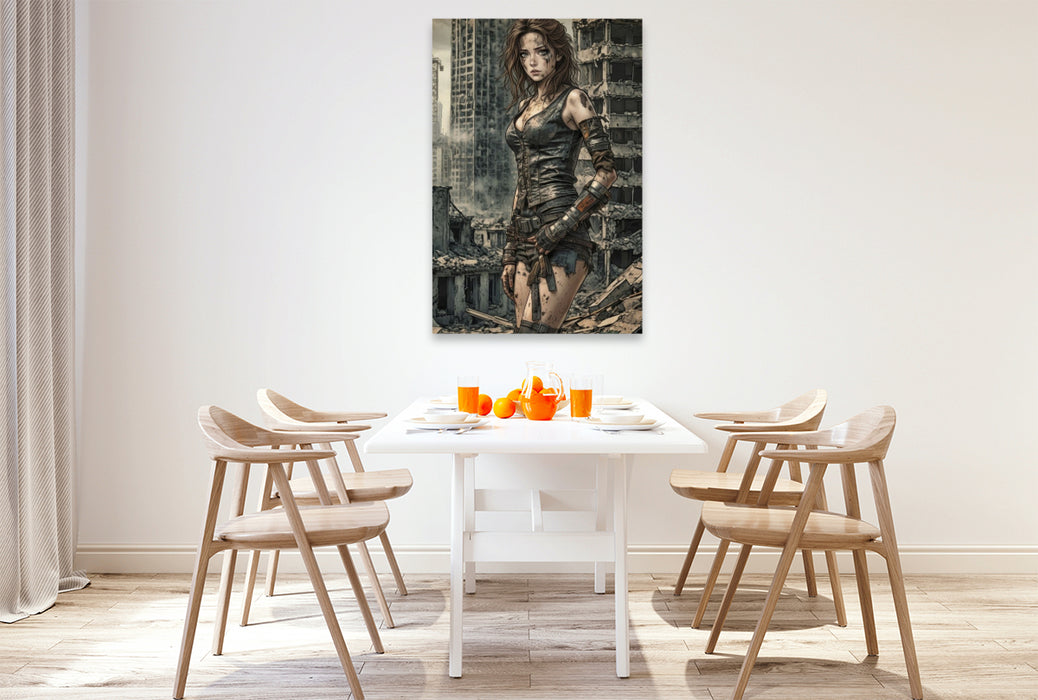 Premium Textil-Leinwand Ophelia und die Klage ums unfertige Gestern