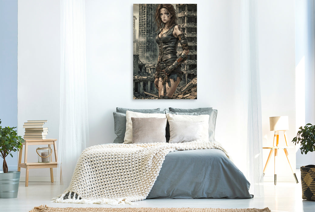 Premium Textil-Leinwand Ophelia und die Klage ums unfertige Gestern