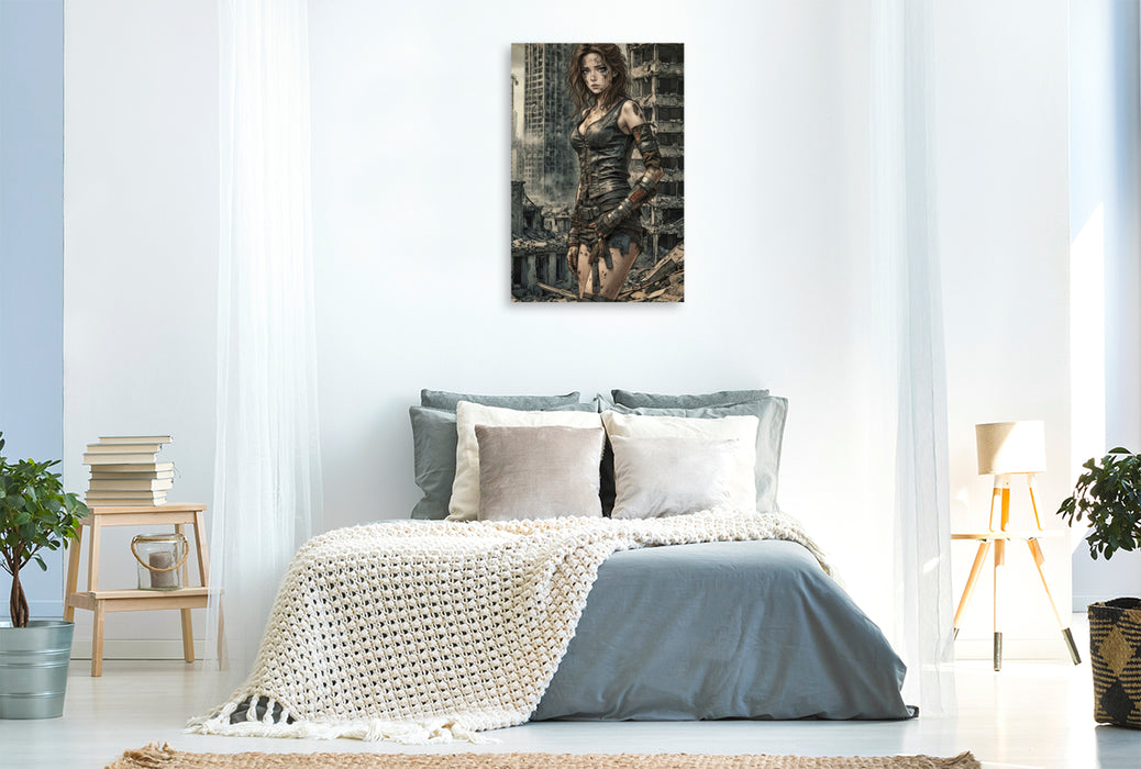 Premium Textil-Leinwand Ophelia und die Klage ums unfertige Gestern