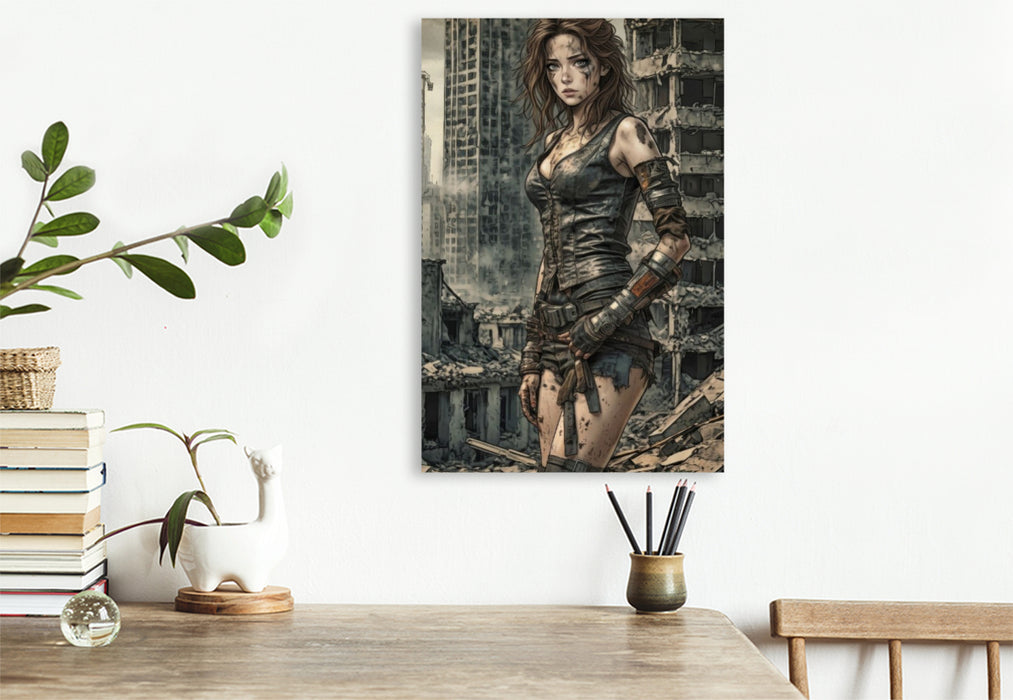 Premium Textil-Leinwand Ophelia und die Klage ums unfertige Gestern