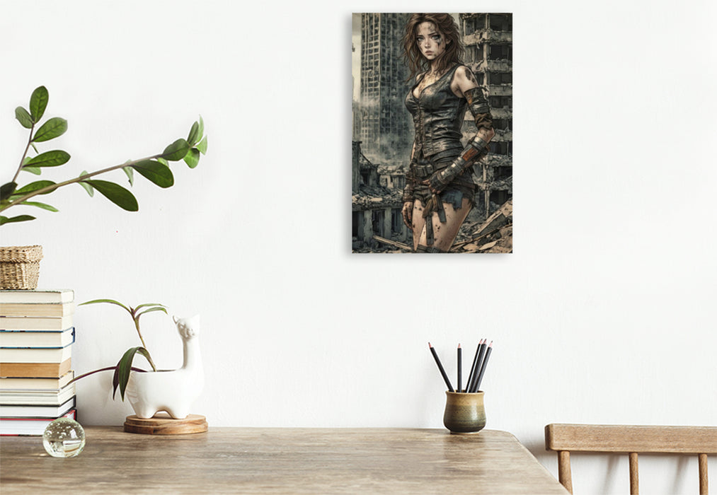 Premium Textil-Leinwand Ophelia und die Klage ums unfertige Gestern