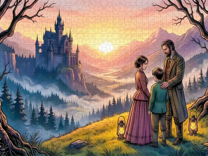 Das Licht besiegt die Finsternis - CALVENDO Foto-Puzzle'