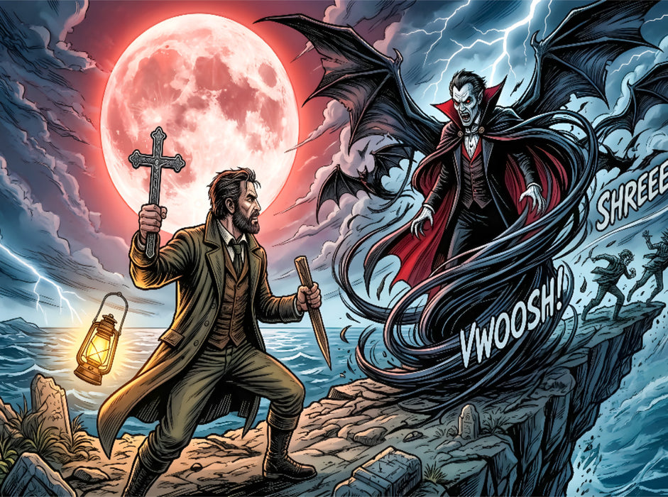Van Helsing stellt den Fürsten - CALVENDO Foto-Puzzle'