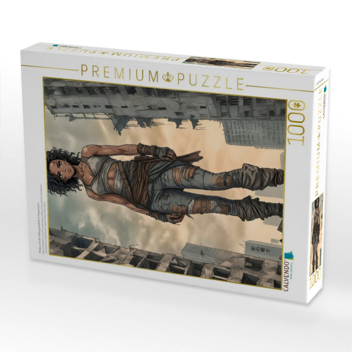 Maliya und die Unbeugsamkeit im Ungewissen - CALVENDO Foto-Puzzle'