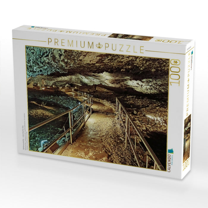 Barbarossahöhle - unterirdischer See - CALVENDO Foto-Puzzle'