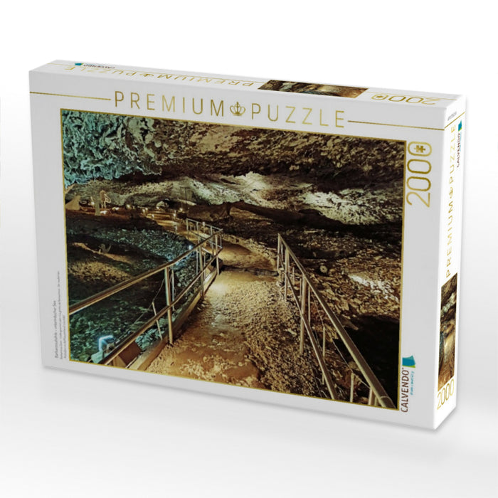 Barbarossahöhle - unterirdischer See - CALVENDO Foto-Puzzle'