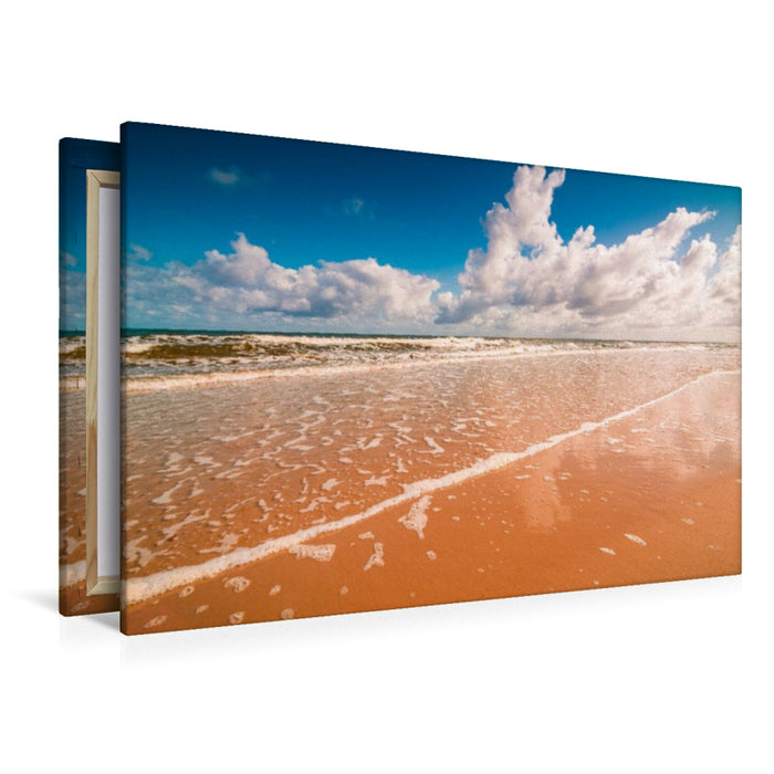 Premium Textil-Leinwand Strand im Sommer