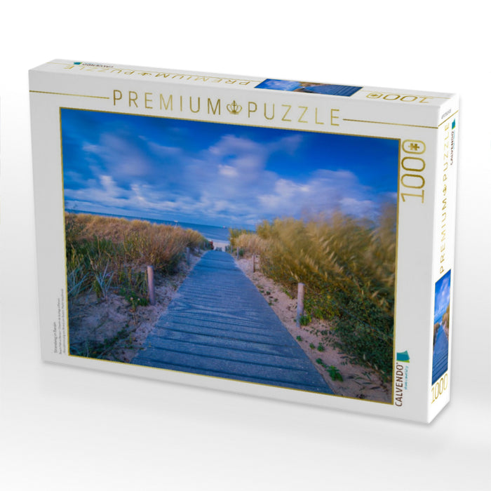 Strandweg in Bansin - CALVENDO Foto-Puzzle'