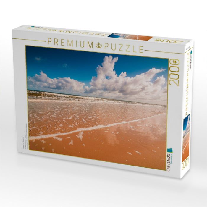 Strand im Sommer - CALVENDO Foto-Puzzle'