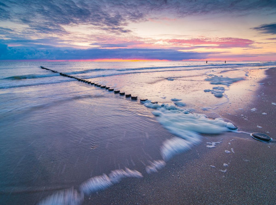 Morgendämmerung am Strand - CALVENDO Foto-Puzzle'