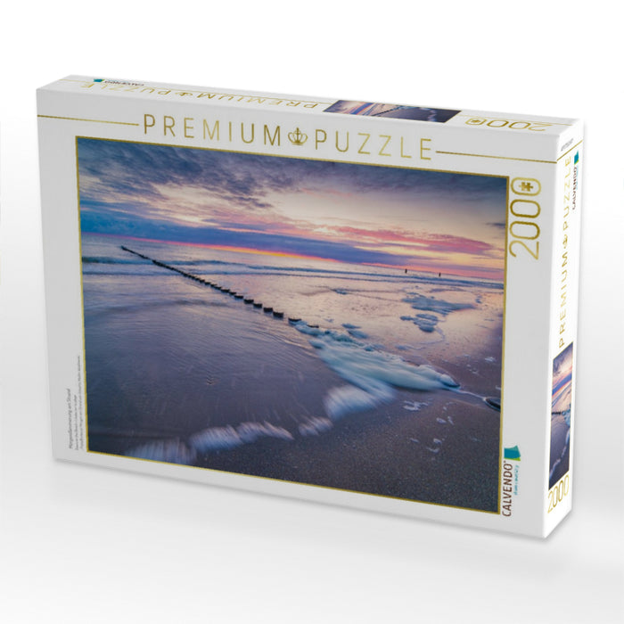 Morgendämmerung am Strand - CALVENDO Foto-Puzzle'