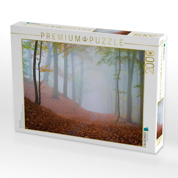 Wald im Nebel - CALVENDO Foto-Puzzle'