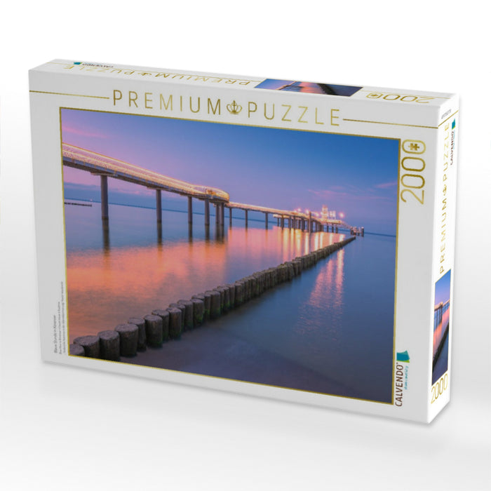 Blaue Stunde in Koserow - CALVENDO Foto-Puzzle'