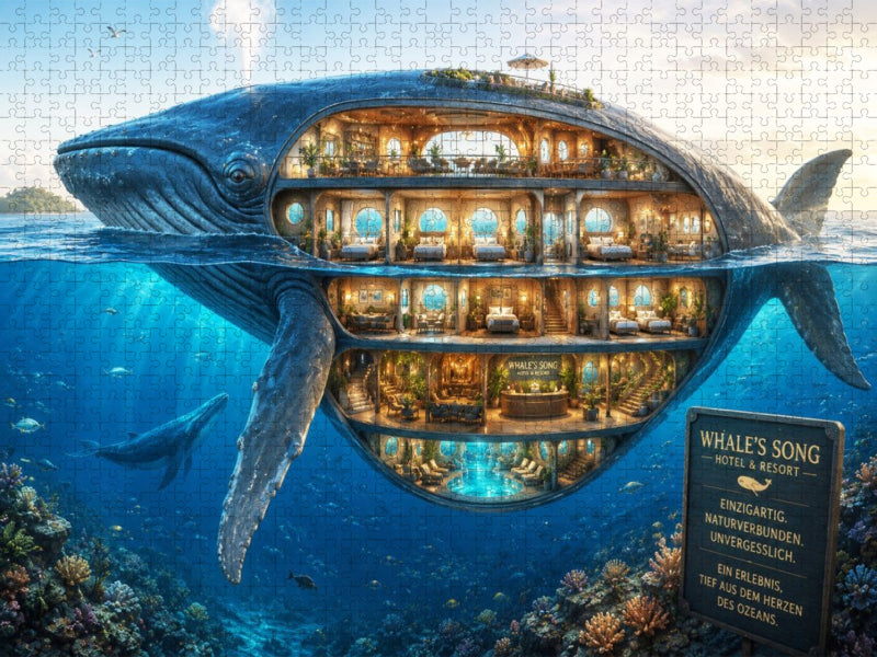 Whales Song Resort - CALVENDO Foto-Puzzle'