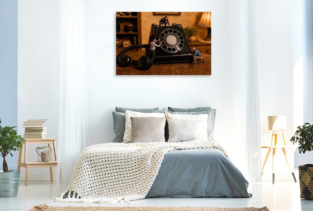 Premium Textil-Leinwand Wählkreis der kleinen Wunder