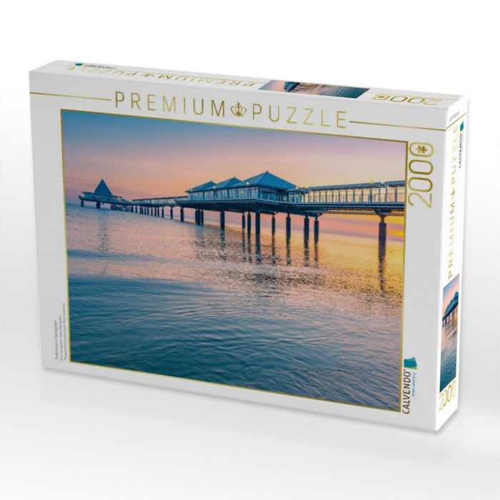 Seebrücke in Heringsdorf - CALVENDO Foto-Puzzle'