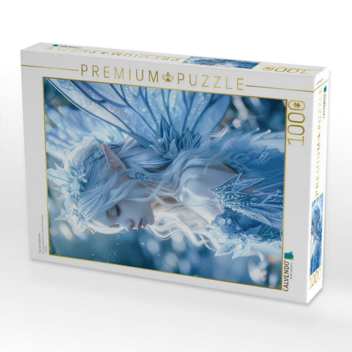 Fee der Eisblumen - CALVENDO Foto-Puzzle'