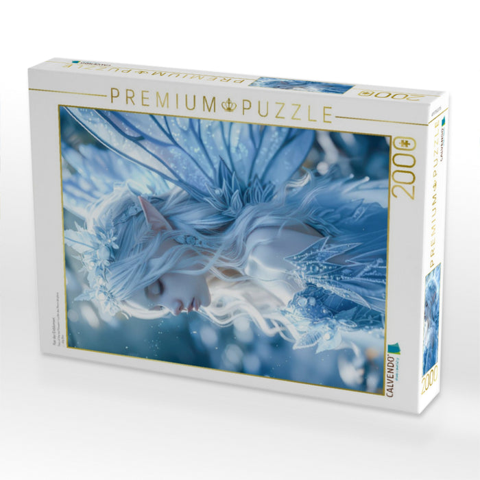 Fee der Eisblumen - CALVENDO Foto-Puzzle'