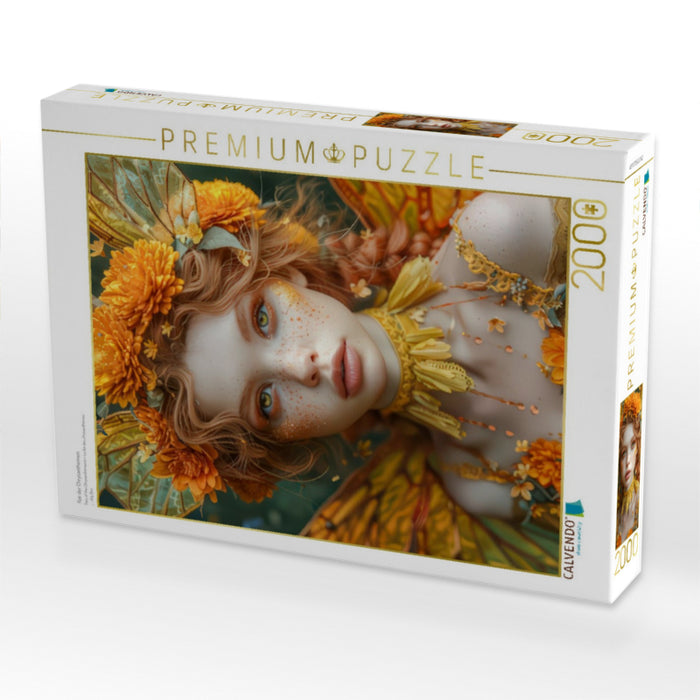 Fee der Chrysanthemen - CALVENDO Foto-Puzzle'